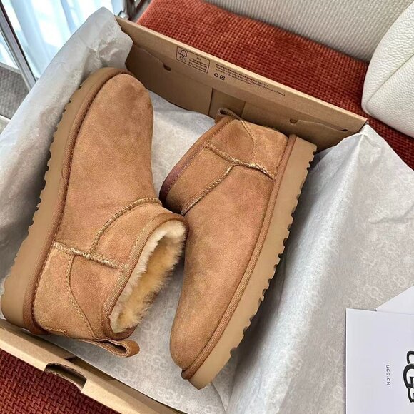 UGG Classic Ultra Mini Boots chestnut - Picture 7 of 9
